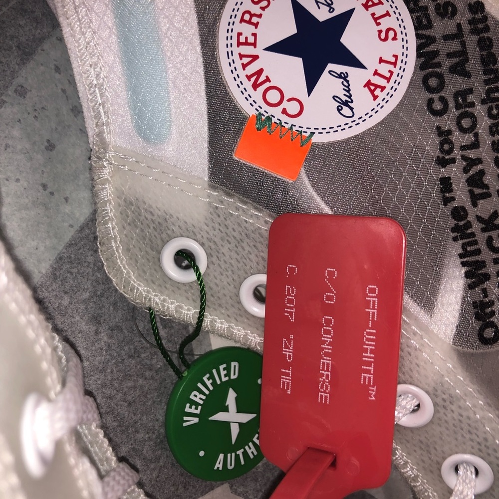 Off white converse chuck Taylor’s - Picture 3 of 8